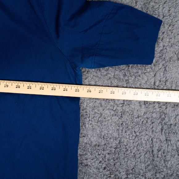 VTG Union 76 Shirt Mens XL Blue Button Up Attendent Short Sleeve Made in‎ USA - Picture 7 of 9